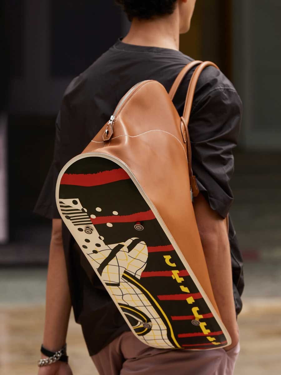 hermes skateboard bag